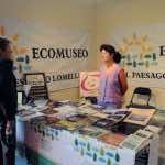 Elena Signorelli allo stand dell'Ecomuseo