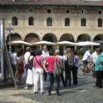 L'architetto Colli illustra piazza Ducale