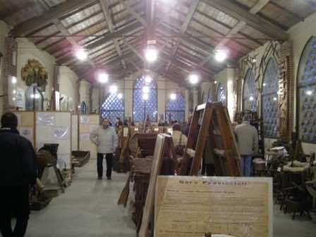 L'interno del Museo di arte e tradizione contadina di Olevano
