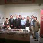 Foto di gruppo dei sindaci lomellini con Facchinotti