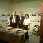 Il presidente della Provincia di Pavia, Vittorio Poma, fra i nostri soci Giuliano Sacchi ed Elena Signorelli