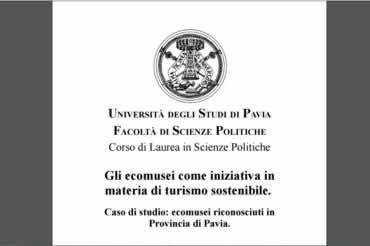 Tesi di laurea sugli ecomusei