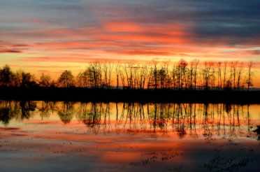 Tramonto dall’Acquamatta di Semiana