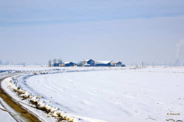 Campagna innevata