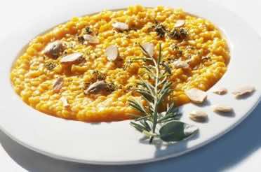 Risotto con Zucca Bertagnina