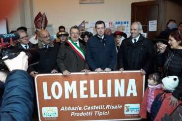 Il cartello “Lomellina” presentato a Breme