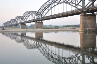 Il ponte sul Po della Gerola (Sannazzaro, 6 ottobre 2018)